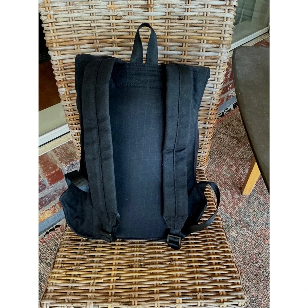 Tchoup Industries Roulez Pack Backpack New Orleans Waxed Canvas Handwoven Panel